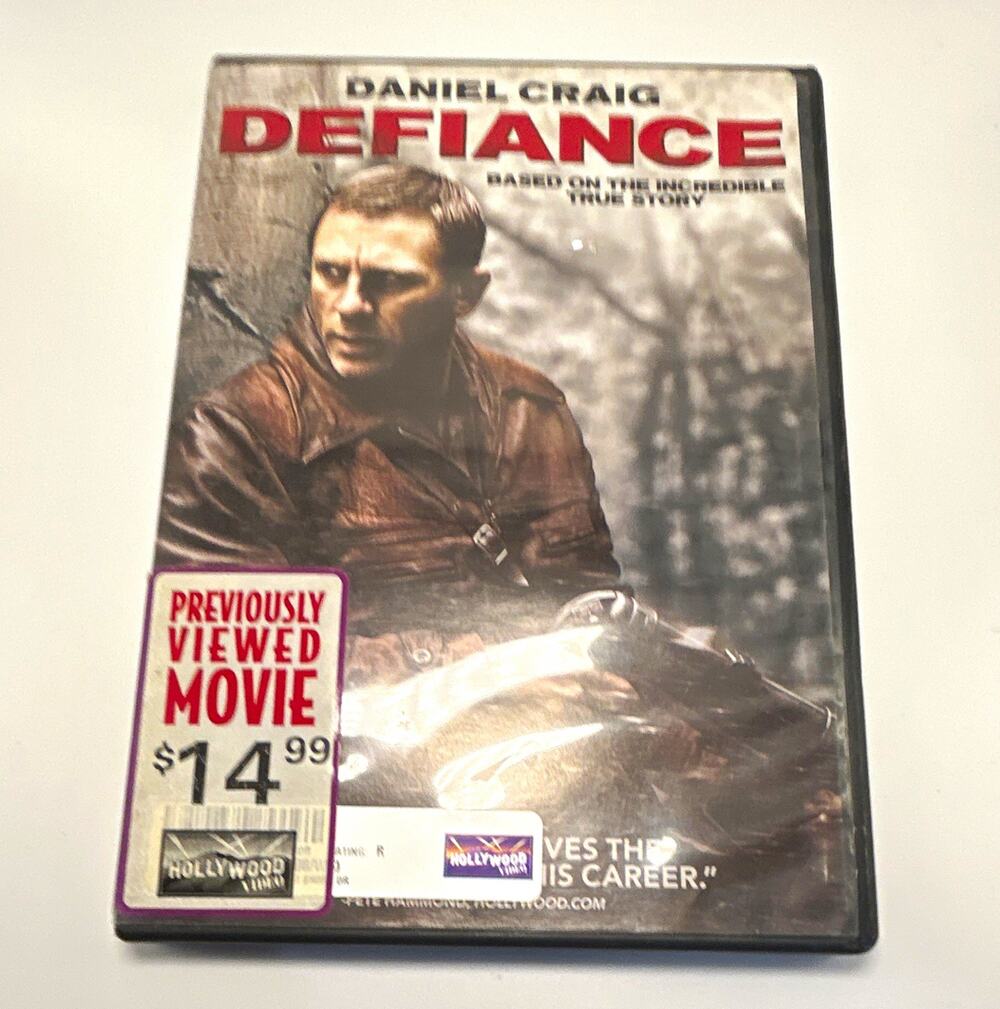 Defiance DVD Daniel Craig Liev Schreiber Edward Zwick Paramount Vantage R